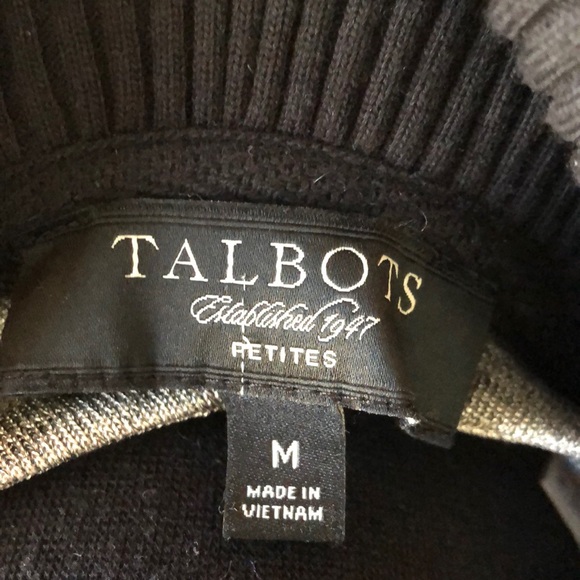 Talbots full zip sweatshirt jacket | MP - Picture 4 of 6